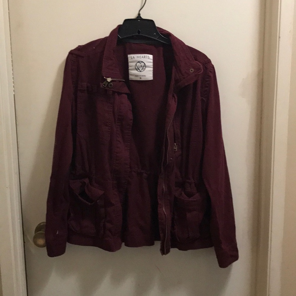 Burgundy Jacket